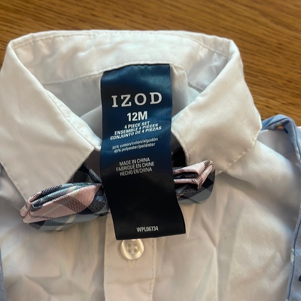 IZOD Baby Seersucker Suit - Picture 3 of 5